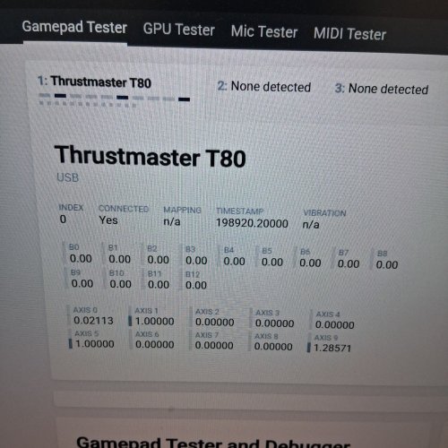 THRUSTMASTER T80 RACING WHEEL FOR PLAYSTATION 4, 5 (PS4, PS5) - BLACK (MODEL: 4169071) image 2