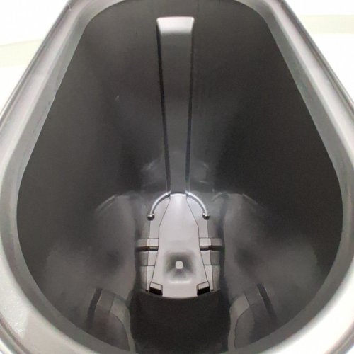 SIMPLEHUMAN SLIM PLASTIC STEP TRASH CAN WITH LINER RIM - 40L - GREY (MODEL: CW1391) image 6