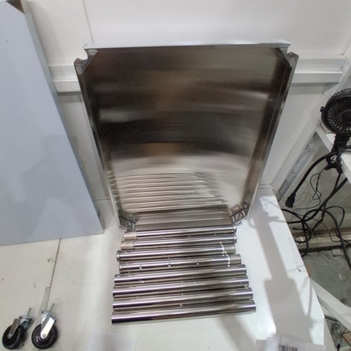 VEVOR STAINLESS STEEL WORK TABLE WITH WHEELS PREP TABLE - 36"X24"X31.5" - (MODEL: TABLE-3624315) image 5