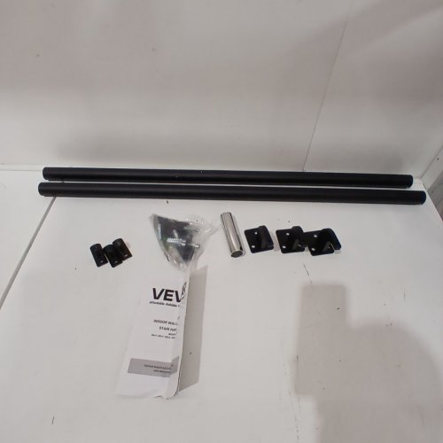 VEVOR WALL MOUNTED NON-SLIP & STABLE SUPPORT STAIR HANDRAIL - 6FT - BLACK (BG-06) image 2