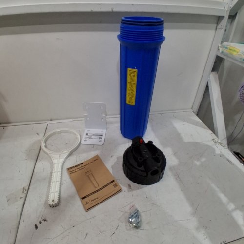 ISPRING 1-STAGE WHOLE HOUSE WATER FILTRATION SYSTEM -CARBON BLOCK FILTER - REDUCES UP TO 99% CHLORINE - 20” X 4.5” (MODEL:WGB12B) image 2