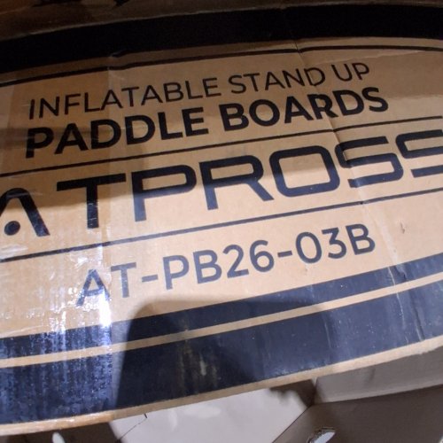 ATPROSSBOARD 10FT 6" INFLATABLE PADDLE BOARD WITH CARRY BAG AND ACCESSORIES - PURPLE (MODEL: AT-PB26-03B) image 3