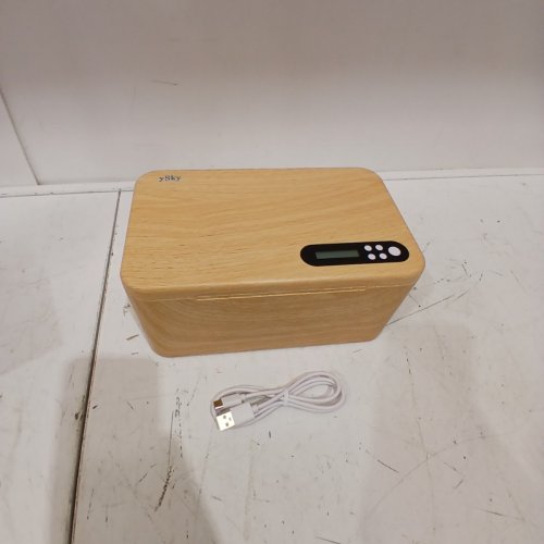 SAFE TIMED LOCK BOX WITH DIGITAL TIMER - 9.5" X 6" - WOOD image 3