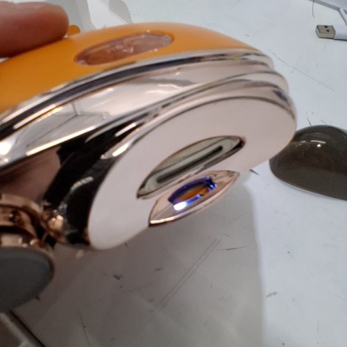 2-IN-1 ELECTRIC NAIL CUTTER AND POLISHER - ORANGE (MODEL: YQ-901) image 2