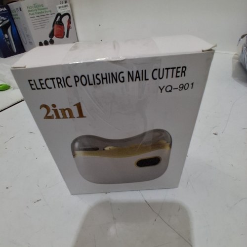 2-IN-1 ELECTRIC NAIL CUTTER AND POLISHER - ORANGE (MODEL: YQ-901) image 5