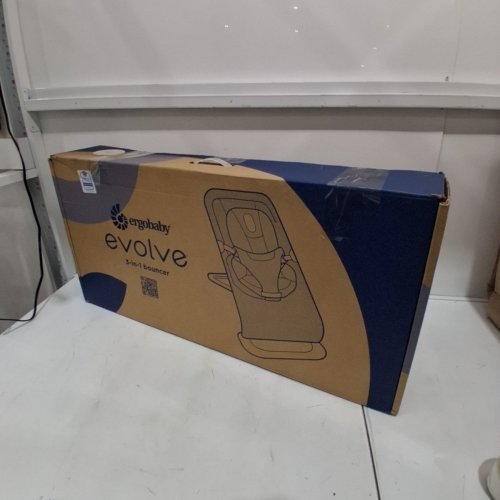 ERGOBABY EVOLVE 3-IN-1 ADJUSTABLE BOUNCER FOR NEWBORNS TO TODDLERS - UP TO 29LBS - CREAM MESH (MODEL: EVLBNCCRMMSHNA) image 4