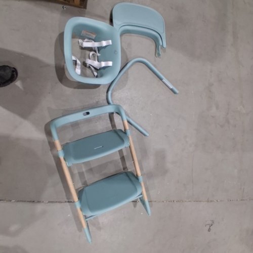 EVENFLO RIGHT SEAT MULTISTAGE HIGHCHAIR - 100LBS MAX - SAGE GREEN (MODEL: HC100122529) image 2