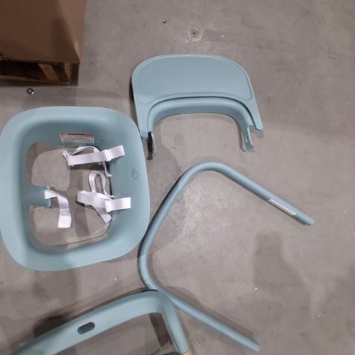 EVENFLO RIGHT SEAT MULTISTAGE HIGHCHAIR - 100LBS MAX - SAGE GREEN (MODEL: HC100122529) image 3