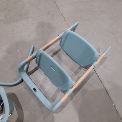 EVENFLO RIGHT SEAT MULTISTAGE HIGHCHAIR - 100LBS MAX - SAGE GREEN (MODEL: HC100122529) image 4