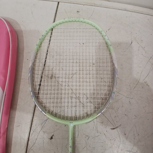 ZHANYU BADMINTON RACKET & BAG - 25" (WHITE / PINK) image 4