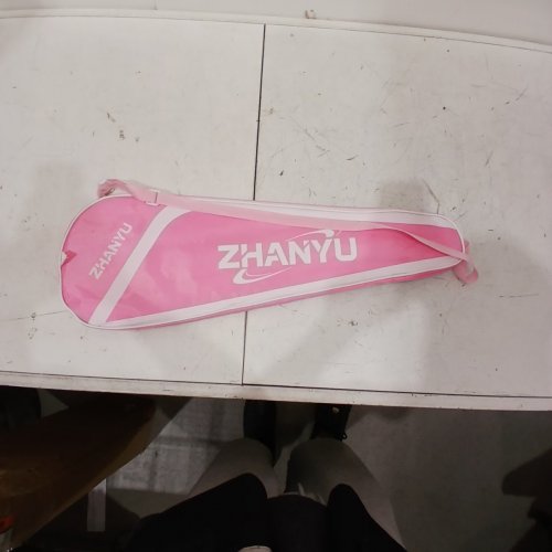 ZHANYU BADMINTON RACKET & BAG - 25" (WHITE / PINK) image 6