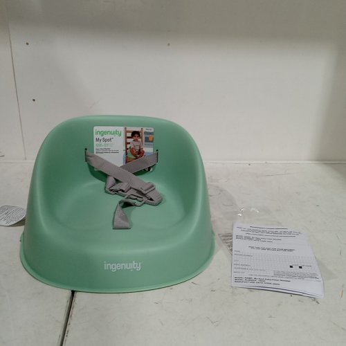ITY BY INGENUITY MY SPOT EASY-CLEAN BABY BOOSTER FEEDING CHAIR WITH 3-POINT HARNESS - GREEN (MODEL: 16920-NU) image 2