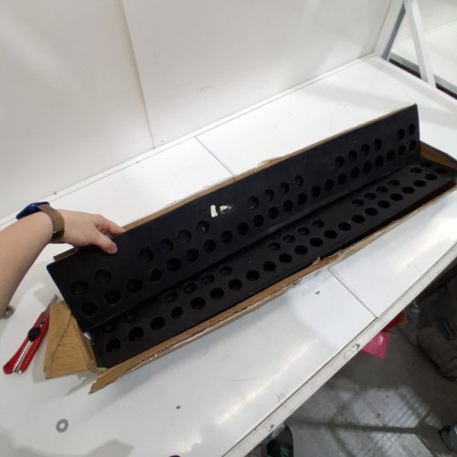 2PK HEAVY DUTY RUBBER THRESHOLD CURB RAMPS- 2" X 27" -33000LB CAP - BLACK (MODEL: 38659LG3) image 3