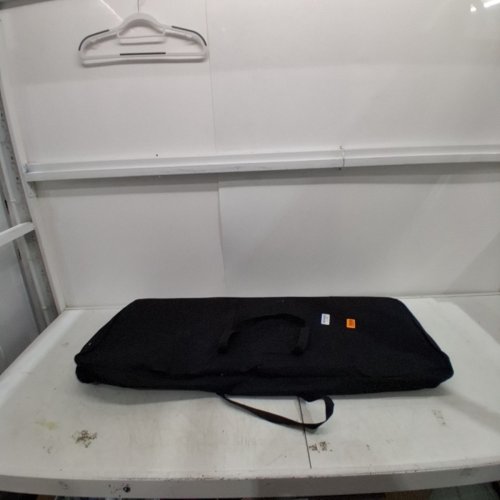 FOLDABLE MULTIPURPOSE TABLE WITH VELCRO FABRIC SHIELD & SHELF - 38" X 34" X 15" - 110LBS CAP - BLACK/SILVER (MODEL: DX9930) image 9