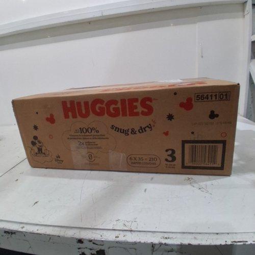 210PK HUGGIES SNUG AND DRY DIAPERS - SIZE 3 - DISNEY BABY (MODEL: 5641101) image 2