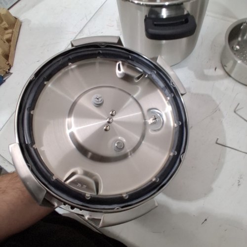 T-FAL CLIPSO PRESSURE COOKER WITH STEAMER BASKET - 8 QT / 7.6 L - STAINLESS STEEL (MODEL: 2052198) image 3