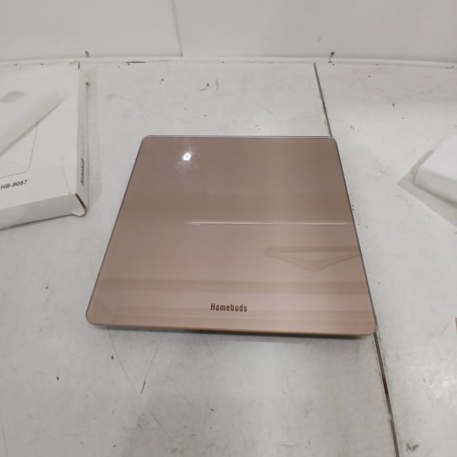 HOMEBUDS BATHROOM SCALE BODY WEIGHT - 400LB CAPACITY - ROSE GOLD (MODEL:HB-9087) image 2