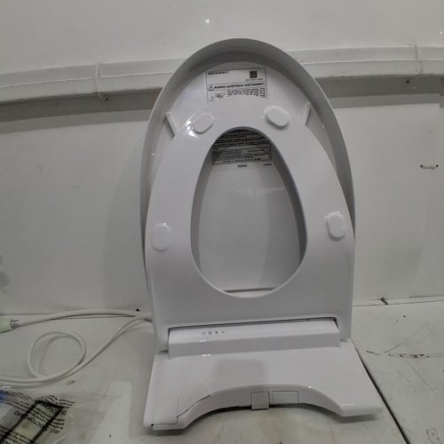 TOTO WASHLET S5 ELECTRONIC HEATED TOILET SEAT BIDET WITH CONTROLLER AND INSTANTANEOUS WATER HEATER - 21" X 15" - ELONGATED - WHITE (MODEL: SW3446#01) image 6