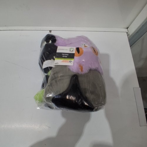 4PC HALLOWEEN GLOW IN THE DARK PLUSH TOYS - 5" EACH - BLACK/PURPLE/GRAY/GREEN image 3