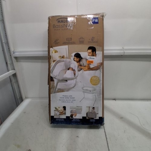 HALO BASSINEST FLEX SLEEPER BABY BASSINET - HEATHER WEAVE WHITE (MODEL: ‎4870) image 7