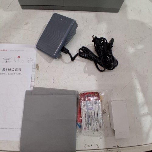 SINGER 4452 HIGH SPEED HEAVY DUTY SEWING MACHINE WITH ACCESSORIES - GREY (MODEL: 4452) image 4