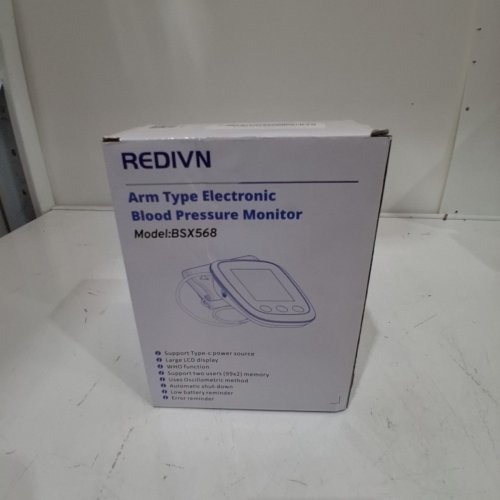 REDIVN ARM TYPE ELECTRONIC BLOOD PRESSURE MONITOR - WHITE/BLACK (MODEL: BSX568) image 3