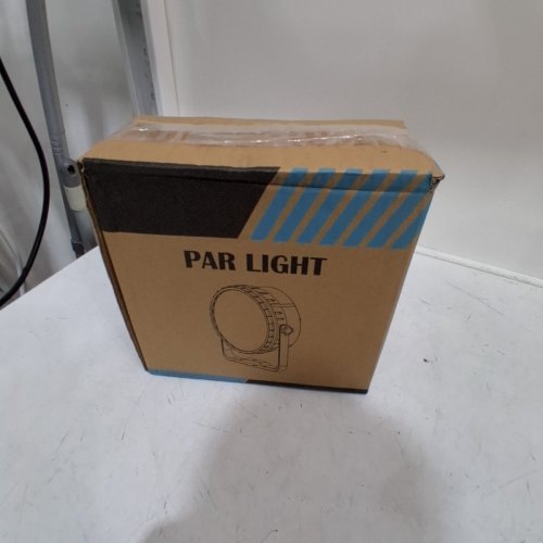 YUNHION DJ PAR SLIM STROBE LIGHT, COLOUR CHANGING/FLASHING/SOFT SPOT LIGHT, 60LED RGB, 90W- BLACK- (MODEL: LPC180). image 5