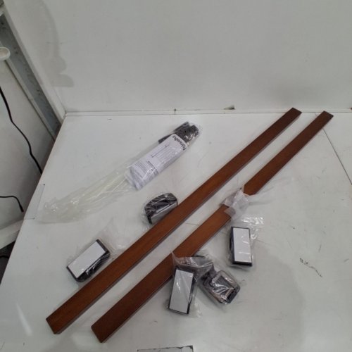 INGENUITY THE STAIRWAY+ SERIES BANISTER TO BANISTER GATE MOUNTING KIT - FOR 37” GATES - DARK WOOD (MODEL: 27573) image 2