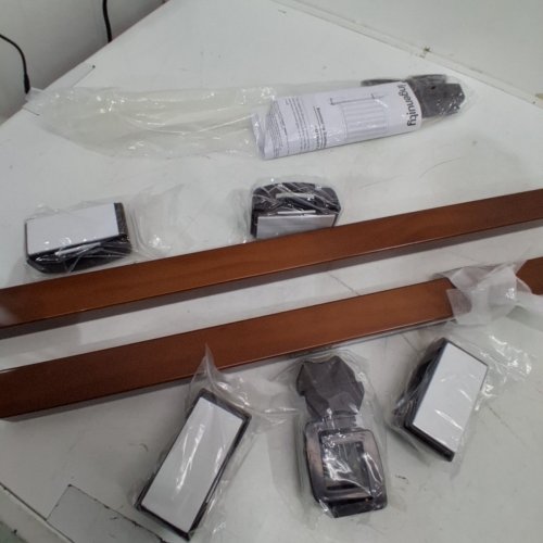 INGENUITY THE STAIRWAY+ SERIES BANISTER TO BANISTER GATE MOUNTING KIT - FOR 37” GATES - DARK WOOD (MODEL: 27573) image 3