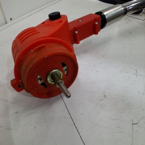 LITHIUM ELECTRIC LAWN MOWER/WEED WACKER - RED/BLACK image 2