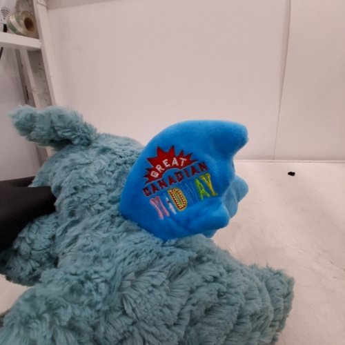 CLIFTON HILL PLUSH DRAGON STUFFED ANIMAL - BLUE image 2