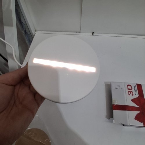 CREATIVE ACRYLIC 3D VISUALIZATION NIGHTLIGHT WITH USB CHARGER - I LOVE YOU image 4