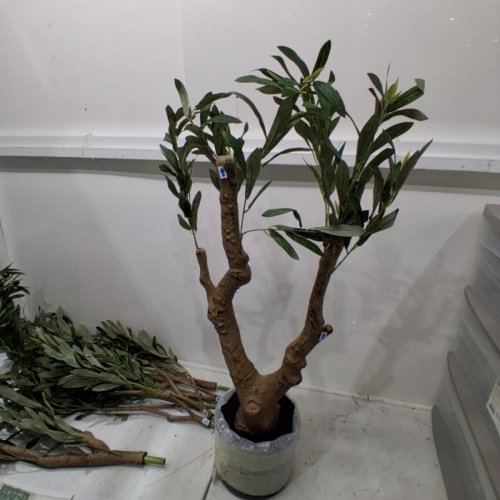 ARTIFICIAL POTTED OLIVE TREE - 7FT - GREEN (ITEM: 0172-NXRG-JS) image 5