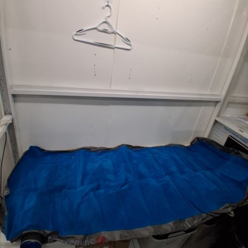 QUECHUA AIR SECONDS 80 INFLATABLE CAMPING MATTRESS - 1 PERSON, QUICK INFLATING, TWIN - BLUE/GREY image 3