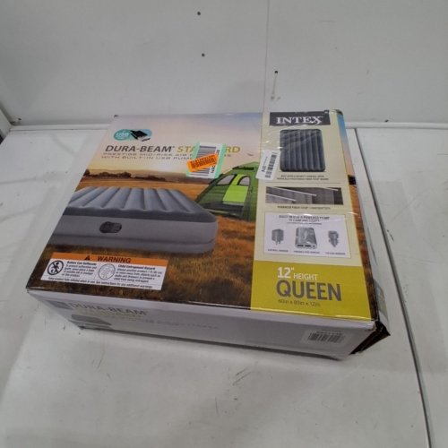 QUECHUA AIR SECONDS 80 INFLATABLE CAMPING MATTRESS - 1 PERSON, QUICK INFLATING, TWIN - BLUE/GREY image 5