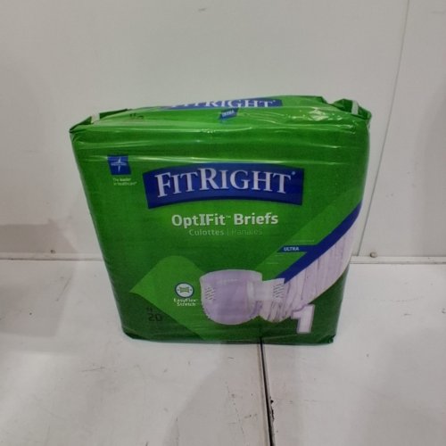 20PK MEDLINE FITRIGHT OPTIFIT BRIEFS - SIZE 1 image 2