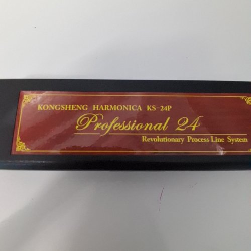 KONGSHENG PROFESSIONAL 24 HARMONICA - GOLD (MODEL: KS-24P) image 3