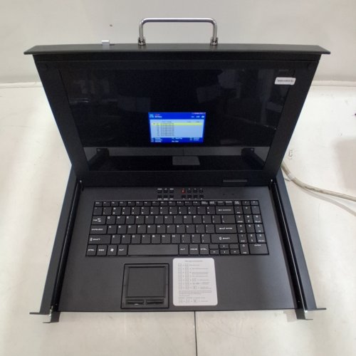 MT-VIKI RACK MOUNT KVM CONSOLE 15.6" 1080P LCD MONITOR WITH INTEGRATED TOUCHPAD, KEYBOARD, DRAWER | 8-PORT HDMI - BLACK - (MODEL:MT-1568HL) image 2