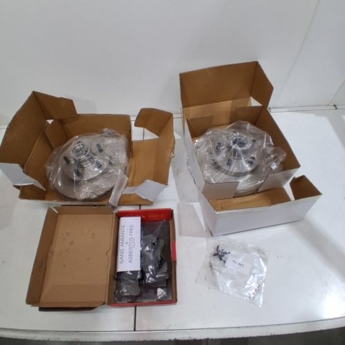FRONT DISC BRAKE ROTOR AND HUB ASSEMBLY AND BRAKE PADS FOR SELECTED MODELS (MODEL: 8-56757/SIM-154) image 4
