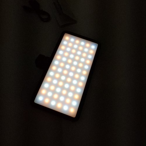 HEYDAY RECHARGEABLE LED CAMERA/VIDEO LIGHTING ACCESSORY WITH PHONE MOUNT - BLACK (MODEL: LEDLT1) image 2