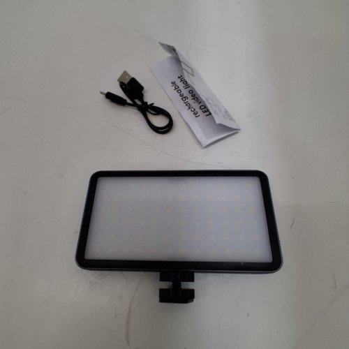 HEYDAY RECHARGEABLE LED CAMERA/VIDEO LIGHTING ACCESSORY WITH PHONE MOUNT - BLACK (MODEL: LEDLT1) image 3