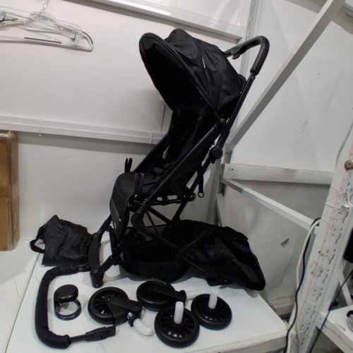 DRBASH COMPACT FOLD BABY STROLLER - BLACK - (MODEL- SLEEK-BLK) image 2