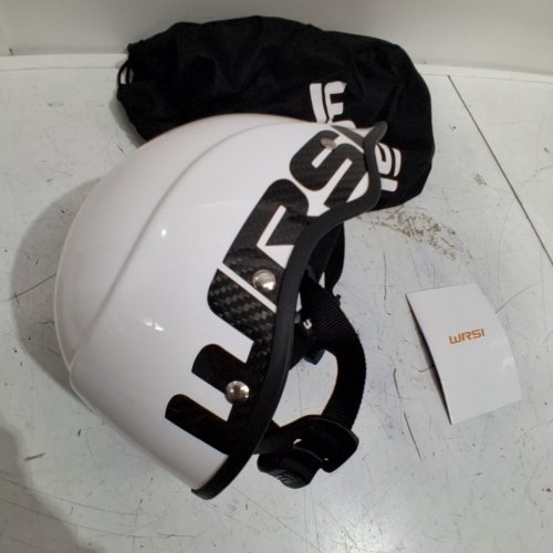 WRSI TRIDENT COMPOSITE GHOST HELMET - MEDIUM/LARGE - WHITE / BLACK / CARBON FIBER (MODEL: 100015) image 3