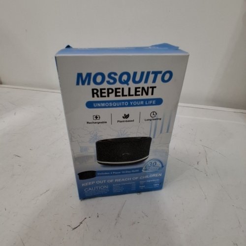 OUTDOOR-INDOOR PATIO RECHARGEABLE MOSQUITO REPELLER - 30FT - BLACK image 3