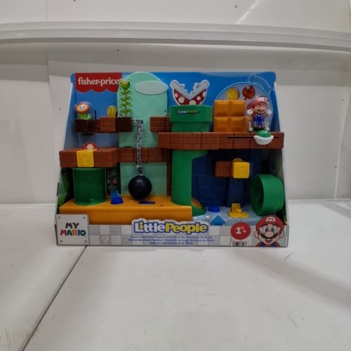 FISHER-PRICE SUPER MARIO BROTHERS LITTLE PEOPLE ADVENTURE PLAYSET WITH MUSIC SOUNDS & FIGURES (MODEL: JNP-9633) image 2