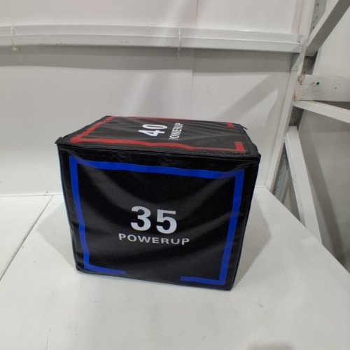 3 IN 1 PLYOMETRIC FOAM JUMP BOX 16" X 14" X 12" - BLACK/MULTICOLORED image 4
