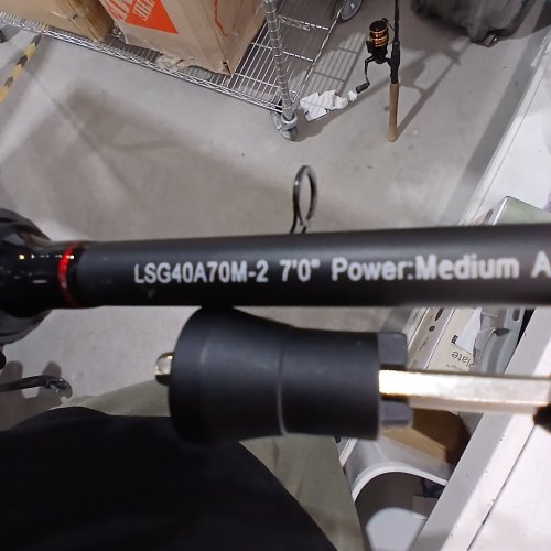 LEWS FISHING LASER SG SPEED SPOOL SERIES REEL - 7FT - BLACK image 2