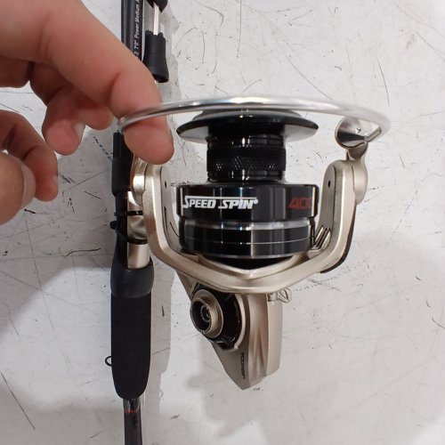 LEWS FISHING LASER SG SPEED SPOOL SERIES REEL - 7FT - BLACK image 4