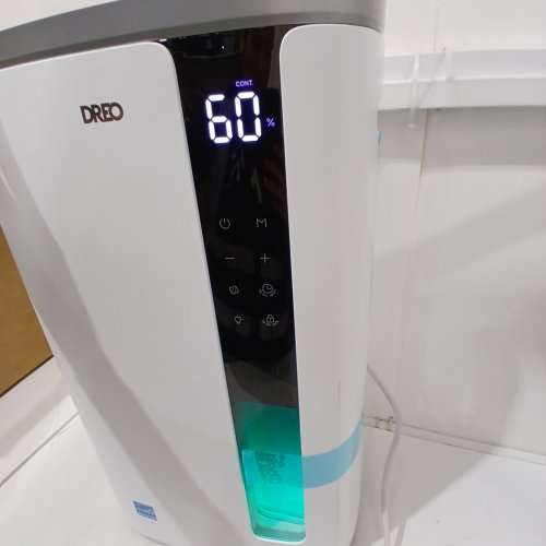 DREO SMART AUTO HUMIDITY CONTROL DEHUMIDIFIERS UP TO 2000 SQ FT WITH 3 FAN SPEEDS - 73 PINT - WHITE (MODEL: DR-HDH003S) image 2