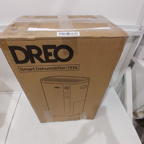 DREO SMART AUTO HUMIDITY CONTROL DEHUMIDIFIERS UP TO 2000 SQ FT WITH 3 FAN SPEEDS - 73 PINT - WHITE (MODEL: DR-HDH003S) image 9